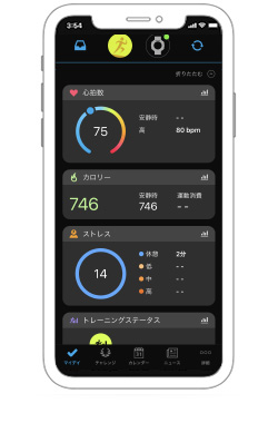 GARMIN CONNECTアプリ